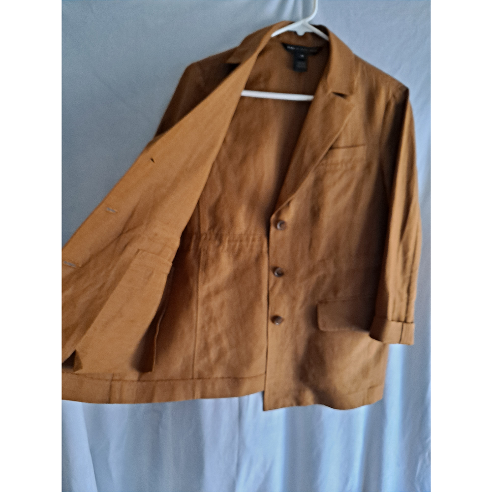 Marc By Marc Jacobs Tan Brown Relaxed Blazer - Picture 4 of 5
